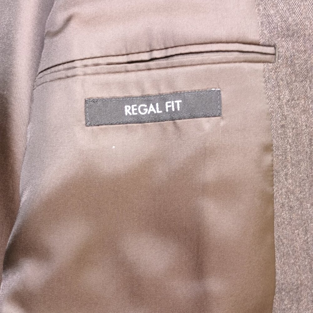 Jos. A. Bank Brown Wool Herringbone Regal Fit Blazer 50R - Picture 8 of 9